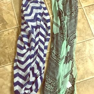 Two scarves- EUC